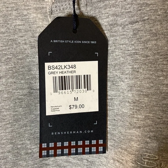 Ben Sherman - Men’s Grey - Long Sleeve Shirt - Medium - Picture 2 of 2